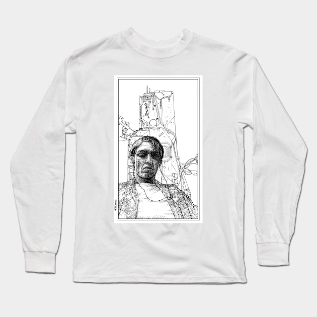 asc 643_La relâche (A break before takeoff) Long Sleeve T-Shirt by apolloniasaintclair